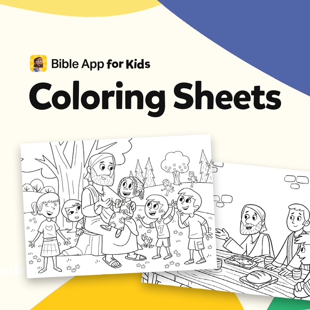 Bible App for Kids: Coloring Sheets