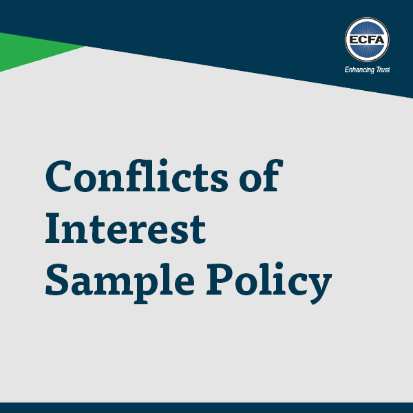 Conflicts of Interest Sample Policy