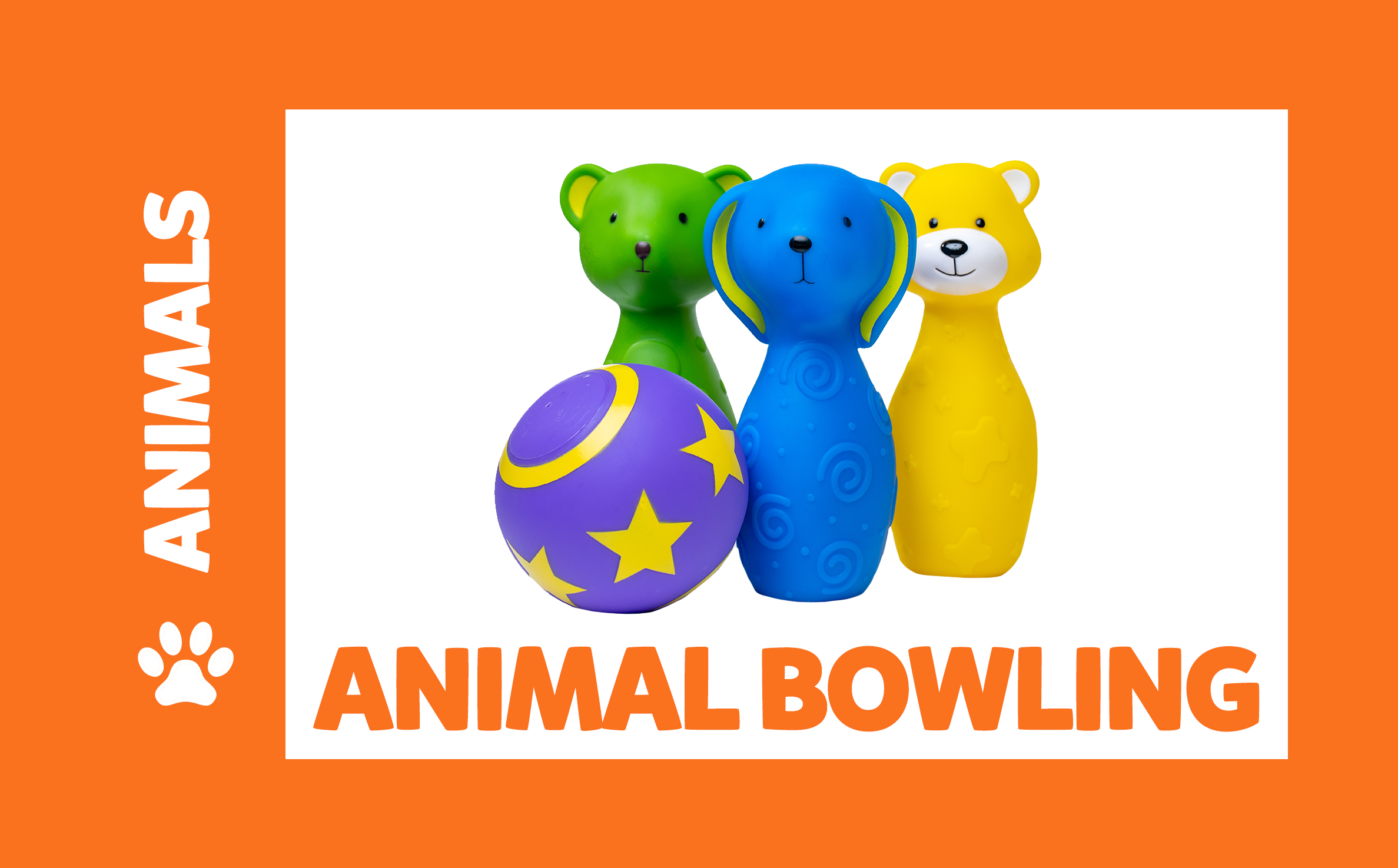 Animal Bowling - Label