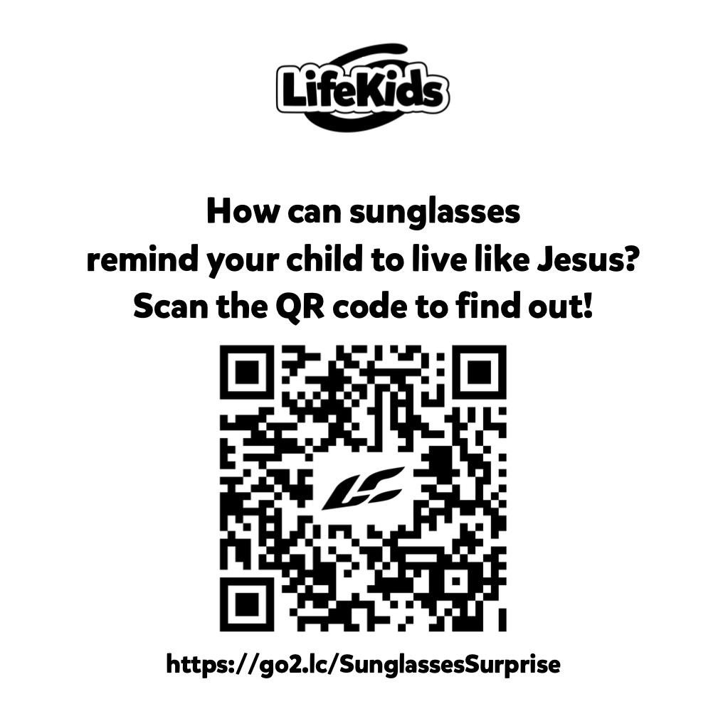 Sunglasses Surprise Sticker - Back