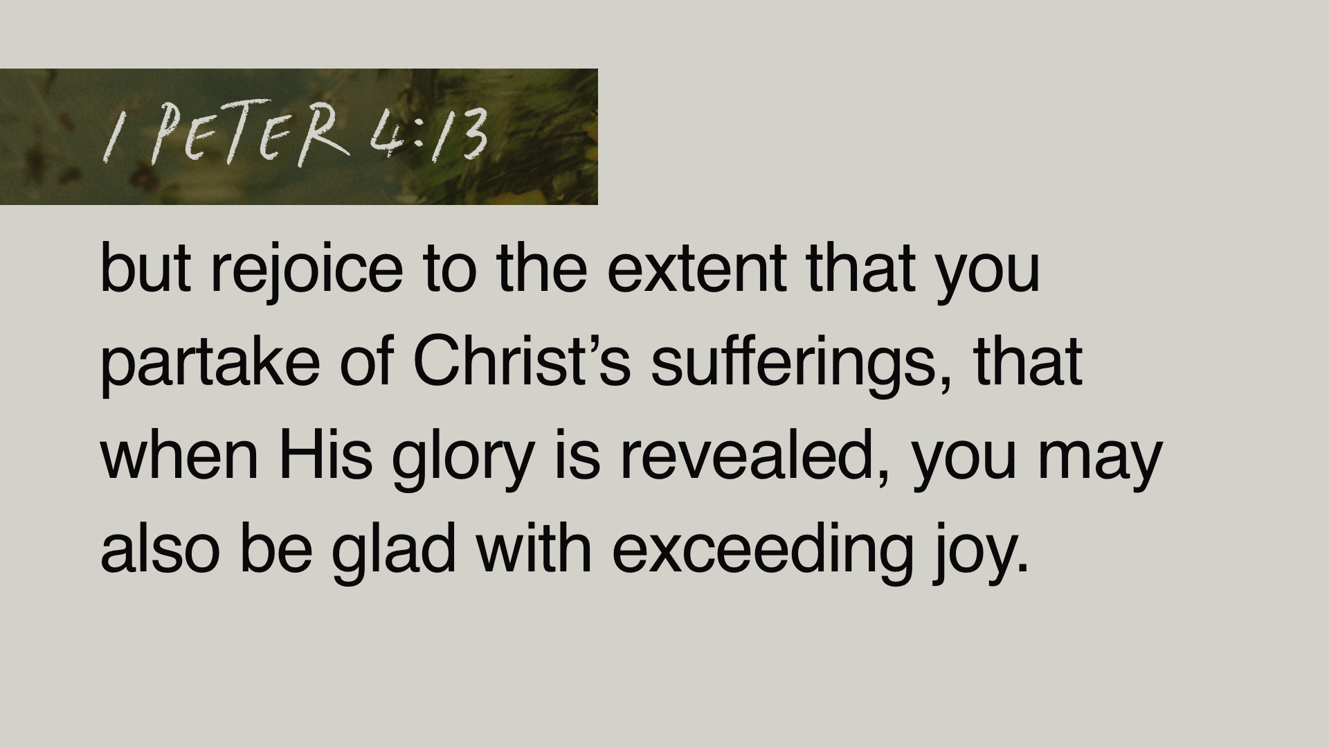 SS Full - 1 Peter 4:13