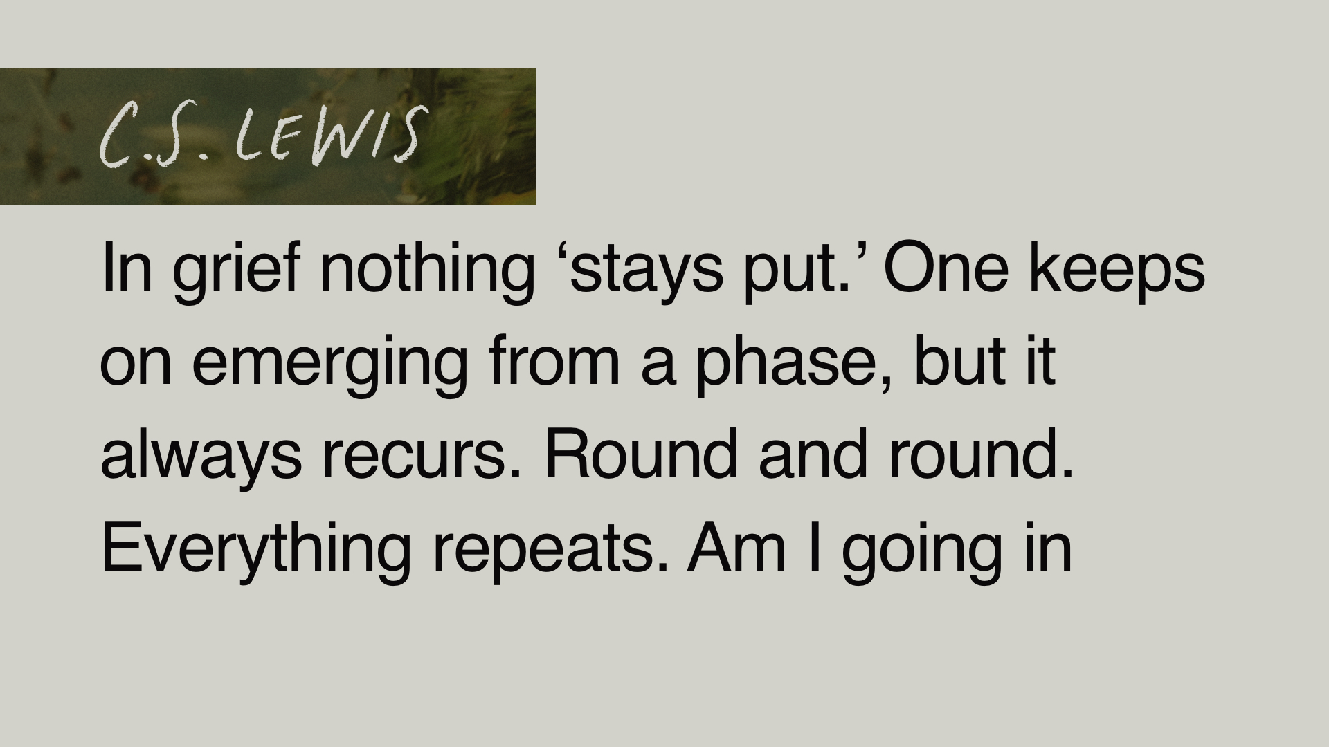 SS Full - CS Lewis A