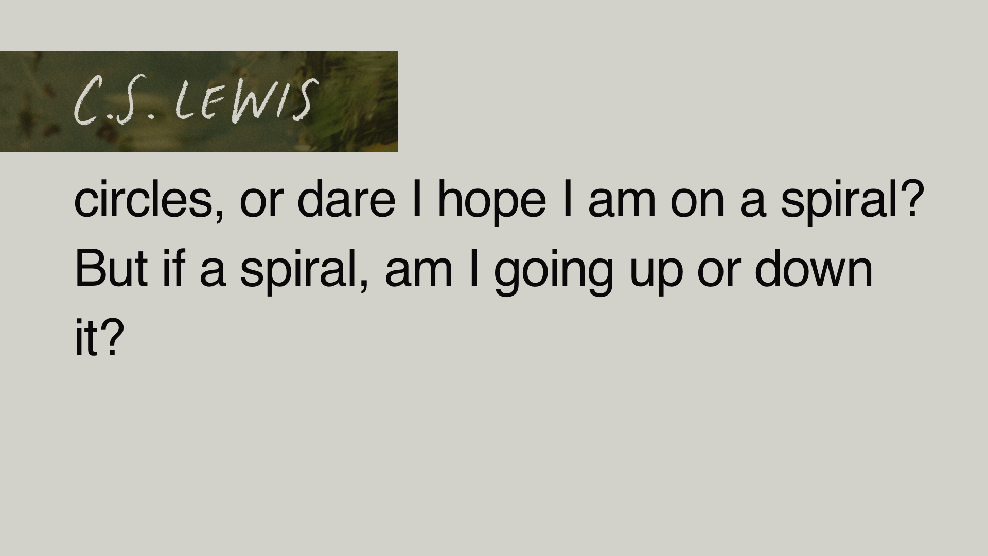 SS Full - CS Lewis B