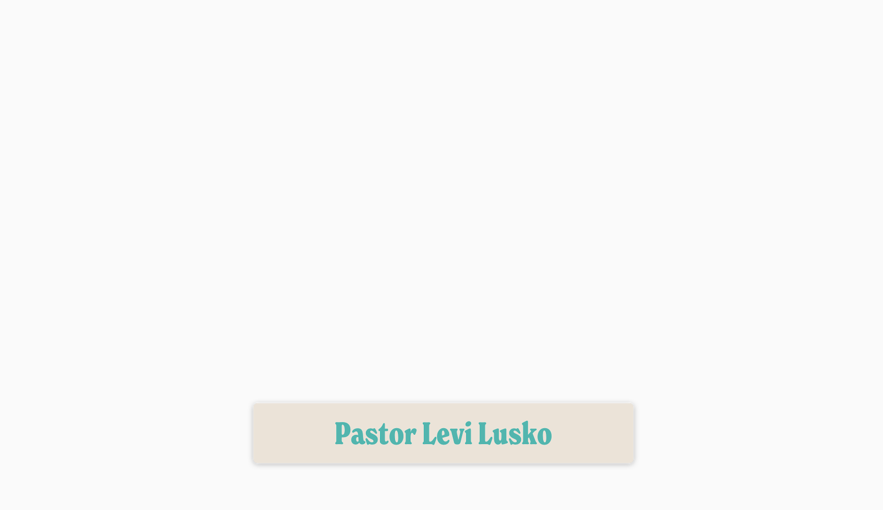 SS Lower - Pastor Levi Lusko
