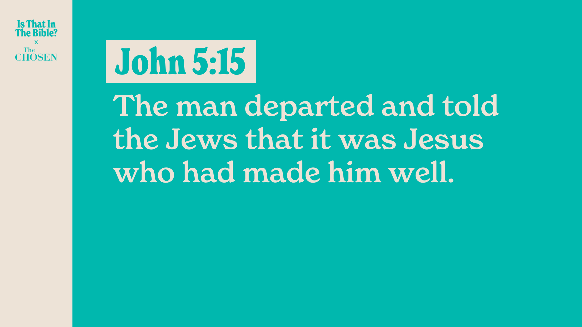 SS Full - John 5:15
