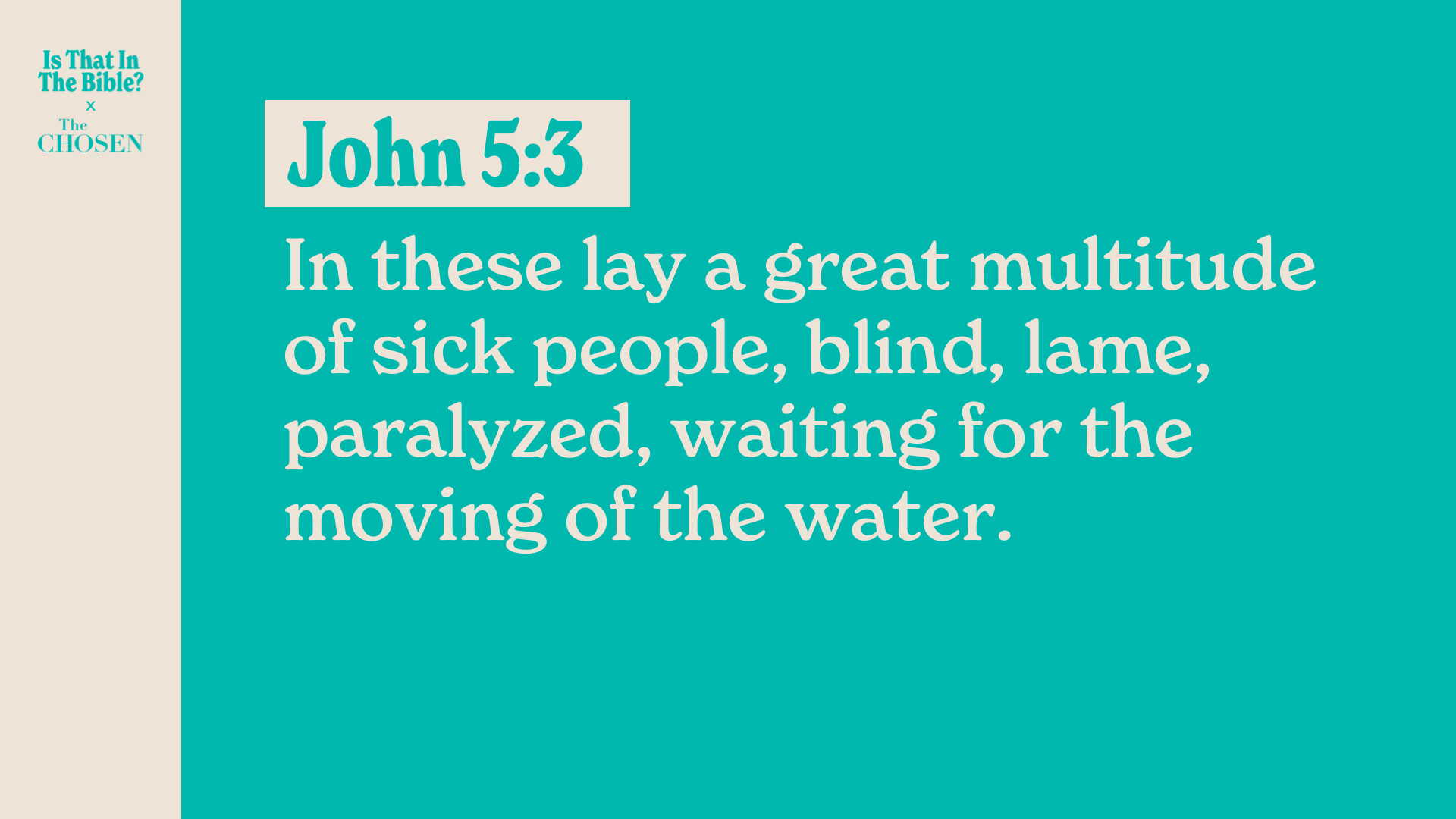 SS Full - John 5:3