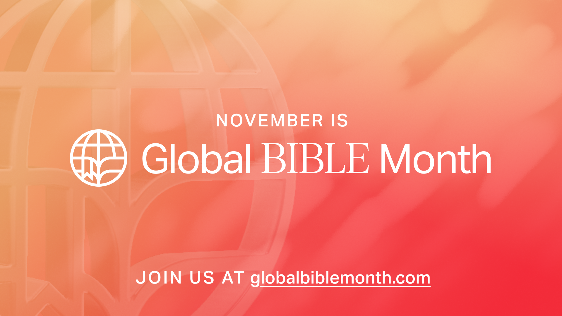 ProPresenter - November Is Global Bible Month