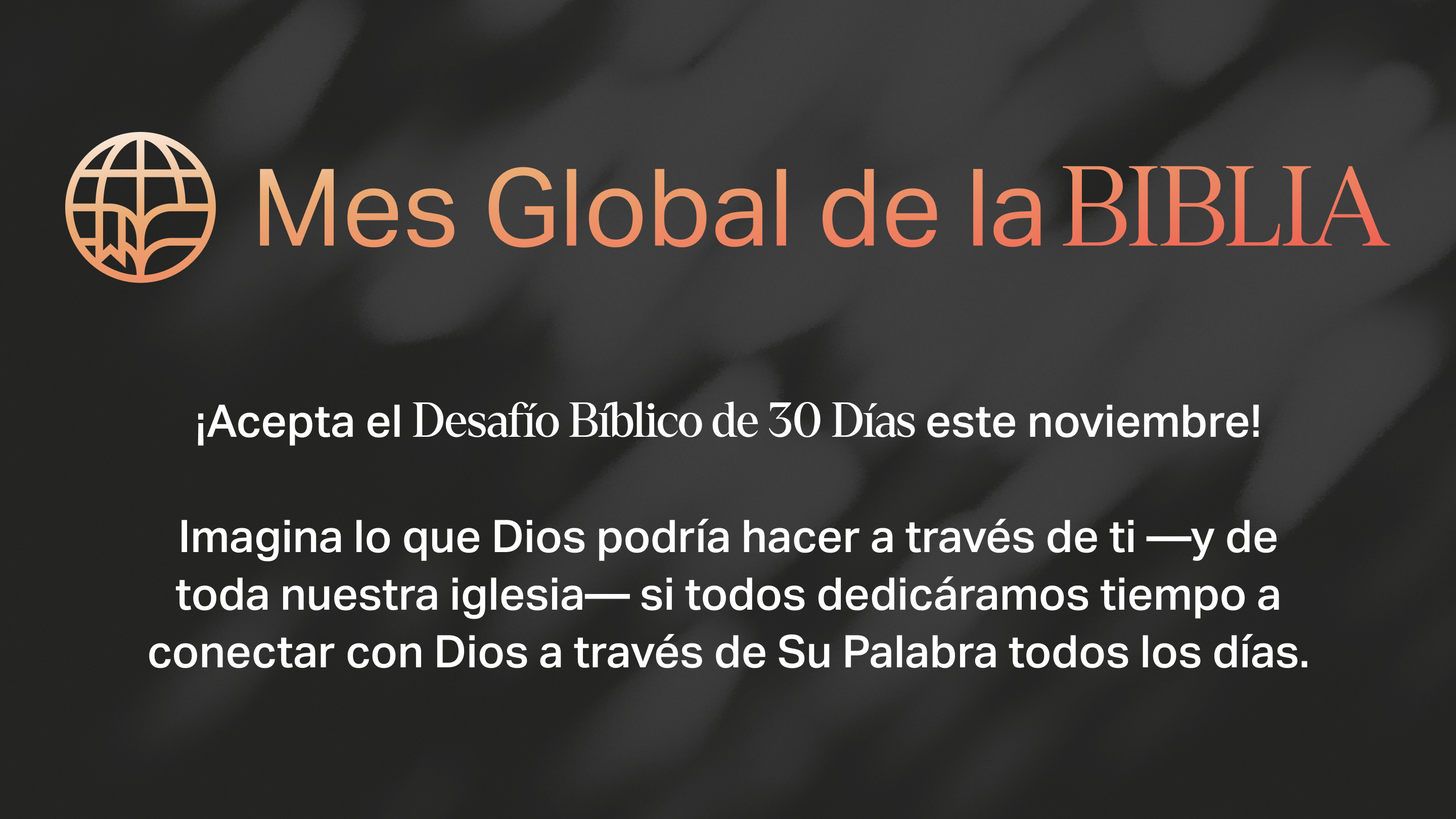 Desafío Biblico 30 dias - ProPresenter 1