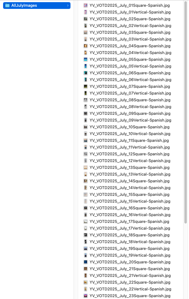 Todas las imágenes de julio