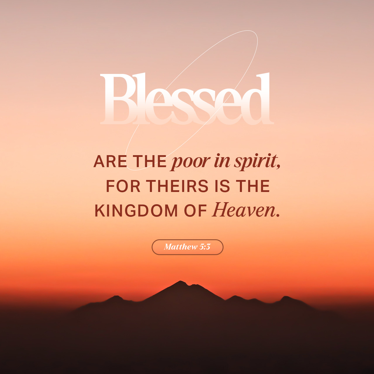 June 02 - Matthew 5:3