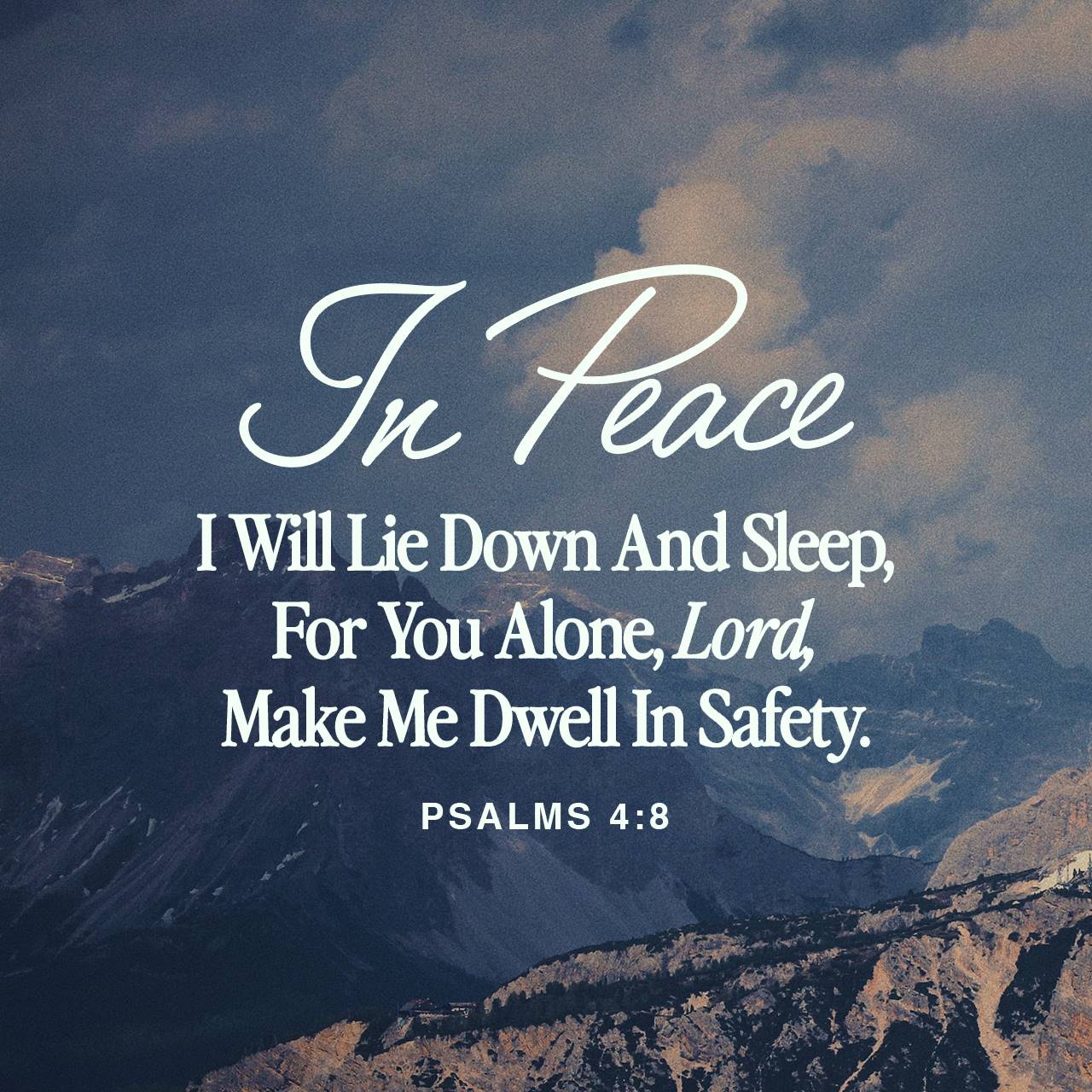 June 29 - Psalm 4:8